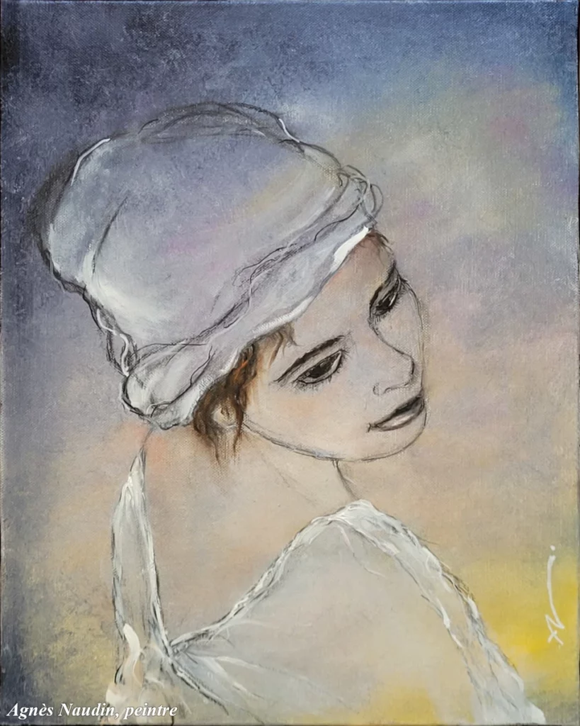 Agnès NAUDIN — Peintre — Rondò Veneziano 01 — Huile sur toile — 33 x 41 — avril 2024